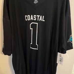 Black Coastal Number 1 Jersey